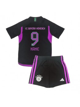 Bayern Munich Harry Kane #9 Replika Borta Kläder Barn 2023-24 Kortärmad (+ byxor)